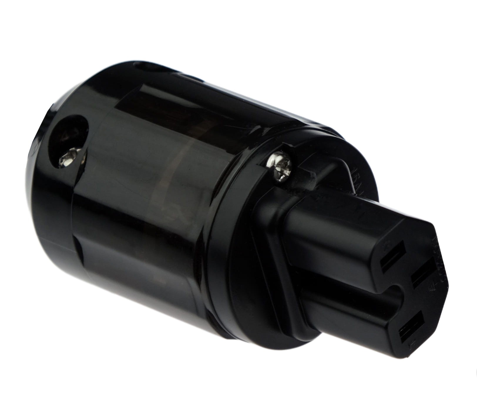 Monosaudio Paar Schuko stekkers zuiver koper E106/F106 AC 16A 250V Hi-End EU 2-polige audio IEC C15 stekker hifi-stekker aluminiumlegering voor doe-het-zelf audiofiele voedingskabel