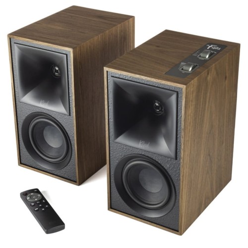 Kolumny głośnikowe, podstawkowe aktywne KLIPSCH The Fives walnut