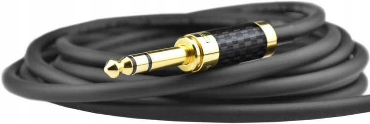 Kable jack 6,3 mm stereo - 2x XLR żeński Klotz - 1m