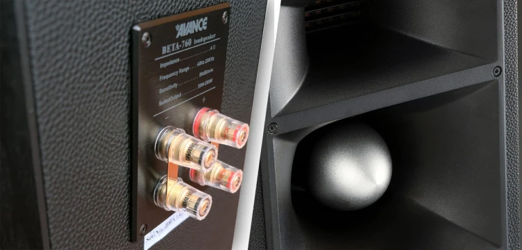Kolumny głośnikowe, podłogowe Avance Beta-760 czarne - 1 sztuka