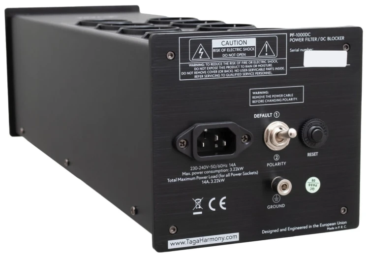 Listwa zasilająca Taga Harmony PF-1000DC Bloker DC - czarna