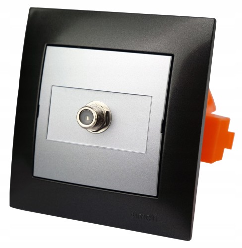 Simon Gniazdo telewizyjne ścienne podtynkowe 1F