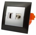 Simon gniazdo F HDMI ścienne podtynkowe terminal