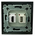 Simon gniazdo ścienne podtynkowe 1 USB 1 HDMI