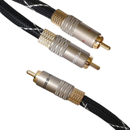Kable audio 1 RCA - 2 RCA typ Y Cross-Tech do subwoofera 12,5m