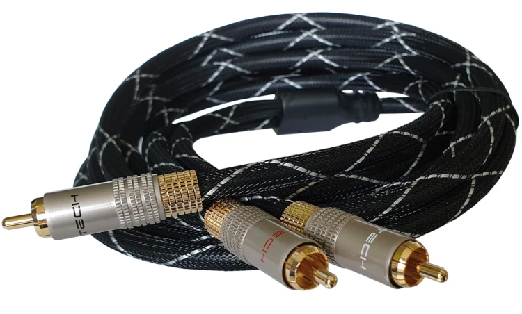 Kable audio 1 RCA - 2 RCA typ Y Cross-Tech do subwoofera 15m