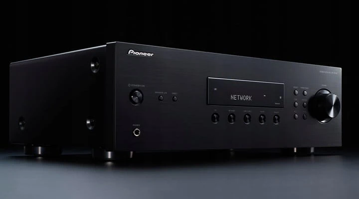 Amplituner stereo Pioneer SX-10AE Bluetooth - czarny