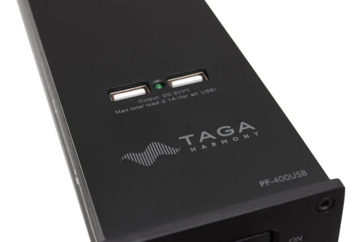 Listwa zasilająca filtr Taga Harmony PF-400USB - czarna