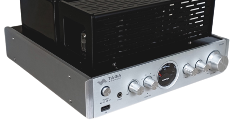 Wzmacniacz hybrydowy stereo Taga Harmony HTA-25B 2021 - srebrny