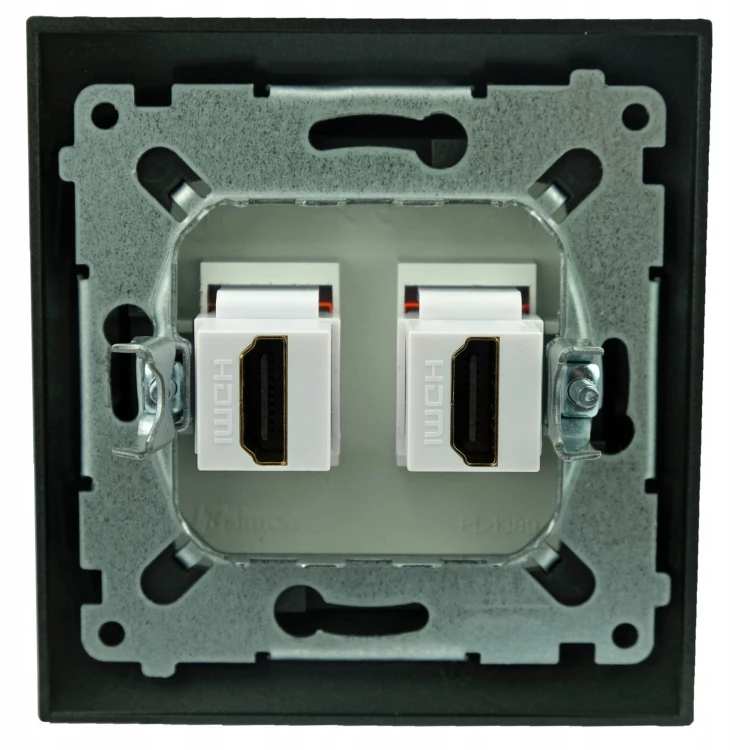 Simon gniazdo HDMI ścienne podtynkowe 2HDMI