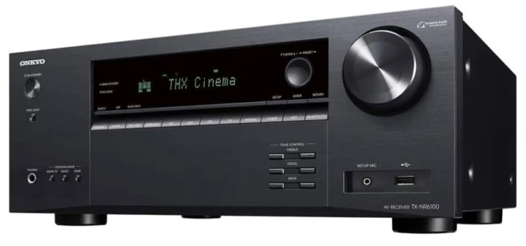 Amplituner 7.2 Onkyo TX-NR6100 8K WiFi BT Atmos - czarny