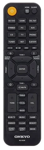 Pilot do amplitunera 7.2 Onkyo TX-NR6100 8K WiFi BT Atmos - czarny