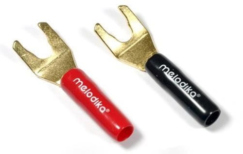 Wtyki głośnikowe widełkowe Melodika MDSPA4
