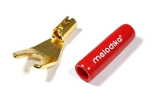 Wtyki głośnikowe widełkowe Melodika MDSPA4