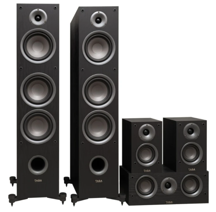 Kolumny głośnikowe 5.0 Taga Harmony TAV-607F - czarny