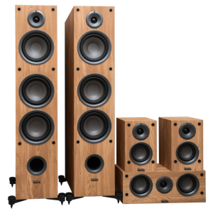 Zestaw kolumn 5.0 Taga Harmony TAV-607F - oak