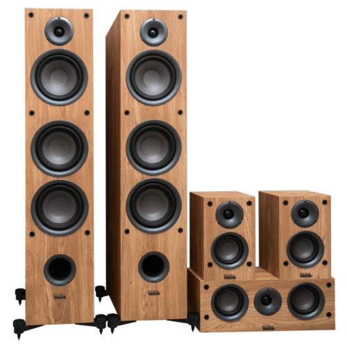 Kolumny głośnikowe 5.0 Taga Harmony TAV-607F - oak