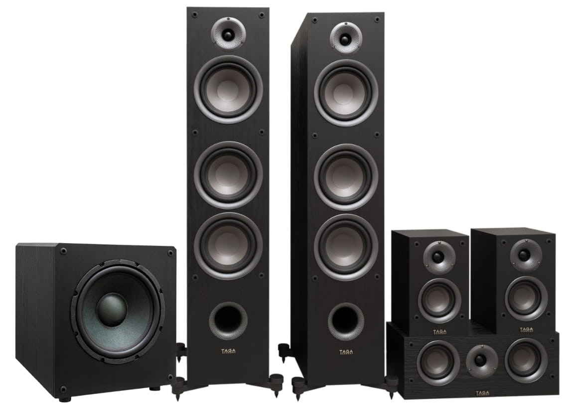 Kolumny głośnikowe 5.1 Taga Harmony TAV-607 TSW-90 v.4 - czarny