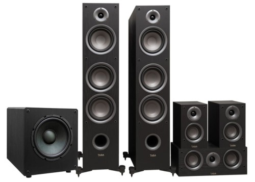 Kolumny głośnikowe 5.1 Taga Harmony TAV-607 TSW-90 v.4 - czarny