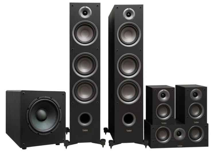 Kolumny głośnikowe 5.1 Taga Harmony TAV-607 TSW-90 v.4 - czarny