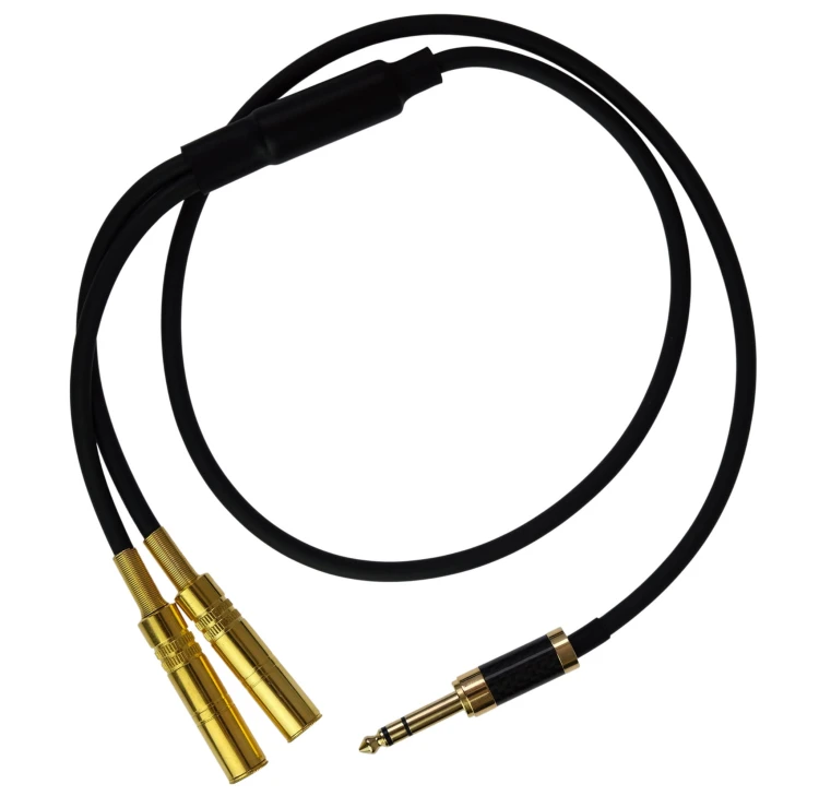 Rozgałęziacz rozdzielacz KLOTZ 2xGN 6,3 stereo - 6,3 jack - 1m