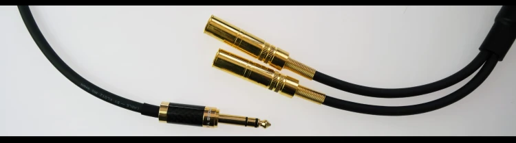 Rozgałęziacz rozdzielacz KLOTZ 2xGN 6,3 stereo - 6,3 jack - 1m