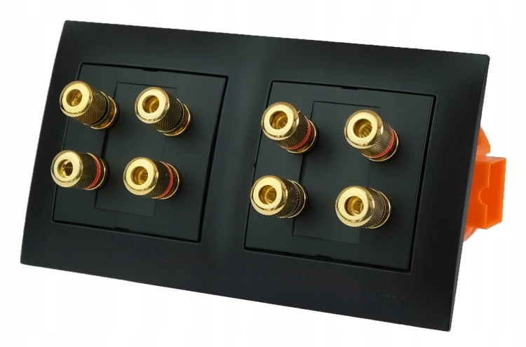 Gniazdka ścienne audio podwójne 8G