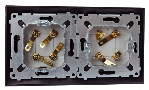 Gniazdka ścienne audio podwójne 8G