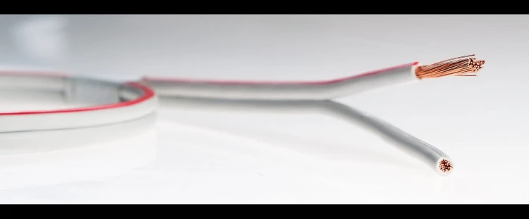 Kable głośnikowe CZYSTA MIEDŹ OFC 2x4mm