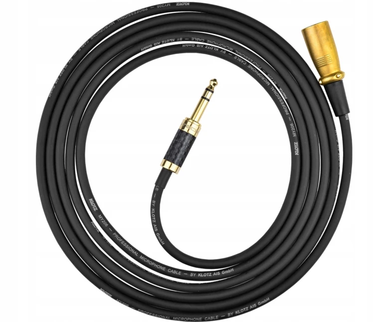 Kable jack, przewód 2x 6,3 stereo - 2x XLR (M) Klotz 8m