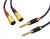 Kable jack, przewód 2x 6,3 stereo - 2x XLR (M) Klotz 10m