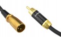 Kable audio XLR męski - RCA Klotz