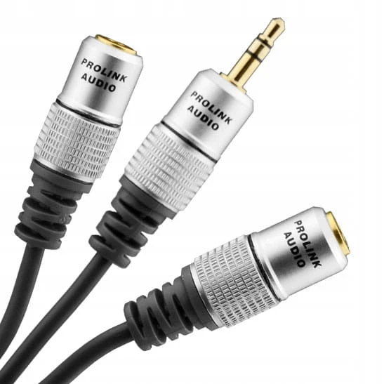 Rozgałęziacz Prolink, kable jack mini 3,5mm