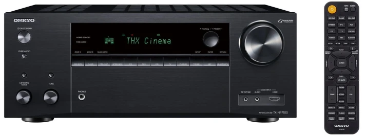 Amplitunery kino domowe 9.2 Onkyo TX-NR7100 8K WiFi BT ATMOS