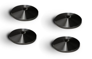 Podkładki pod kolce NORSTONE COUNTER SPIKE Black - 4 sztuki