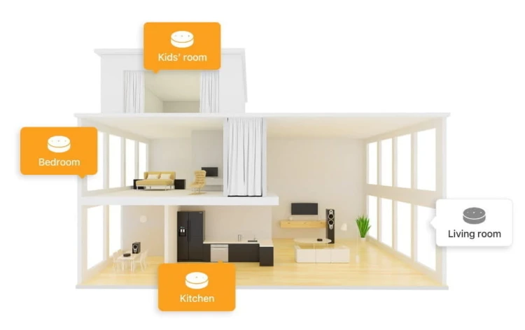 Odtwarzacz sieciowy streamer WIIM MINI Wi-Fi BT