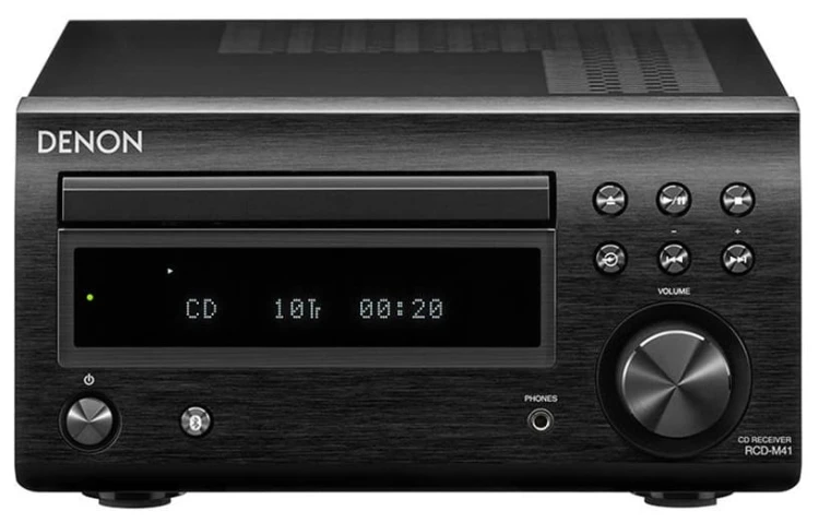 Amplitunery stereo CD DENON RCD-M41 Bluetooth - czarny