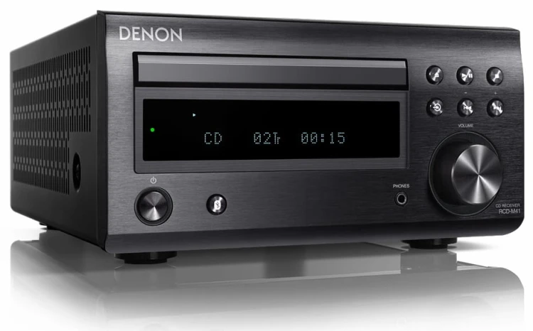 Amplitunery stereo CD DENON RCD-M41 Bluetooth - czarny