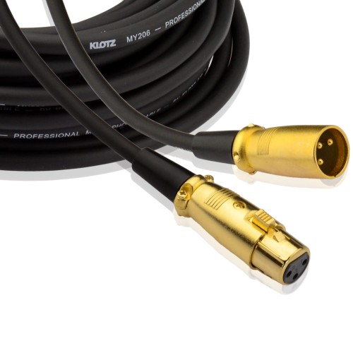Kable audio, przewód mikrofonowy XLR Canon Klotz 0,5m