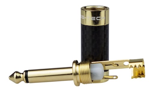Wtyki głośnikowe duży jack 6,3 mm Cross-Tech mono