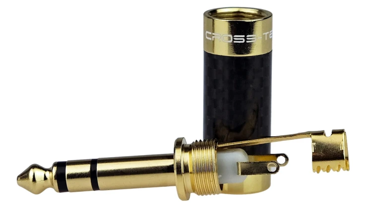 Wtyki głośnikowe duży jack 6,3 mm Cross-tech stereo