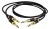 Kable jack 2x 6,3 mm mono - 2x mono 6,3 Klotz - 1m