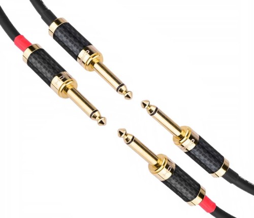 Kable jack 2x 6,3 mm mono - 2x mono 6,3 Klotz