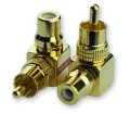 Przejściówka adapter kątowy RCA łącznik Vitalco