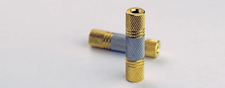 kable jack 3,5mm gniazdo - gniazdo beczka adapter łącznik