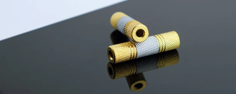 kable jack 3,5mm gniazdo - gniazdo beczka adapter łącznik