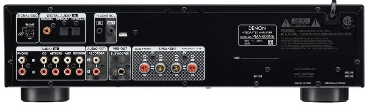Wzmacniacz stereo Denon PMA-600NE BT - czarny