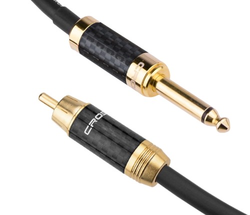 Kable jack 6,3 mm mono - RCA Klotz - 1m