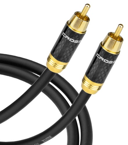 Kable audio, RCA - RCA cinch Klotz do subwoofera - 1m
