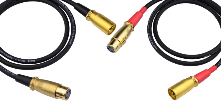 Kable audio, XLR Interkonekt zbalansowany Klotz 2 x 0,5m